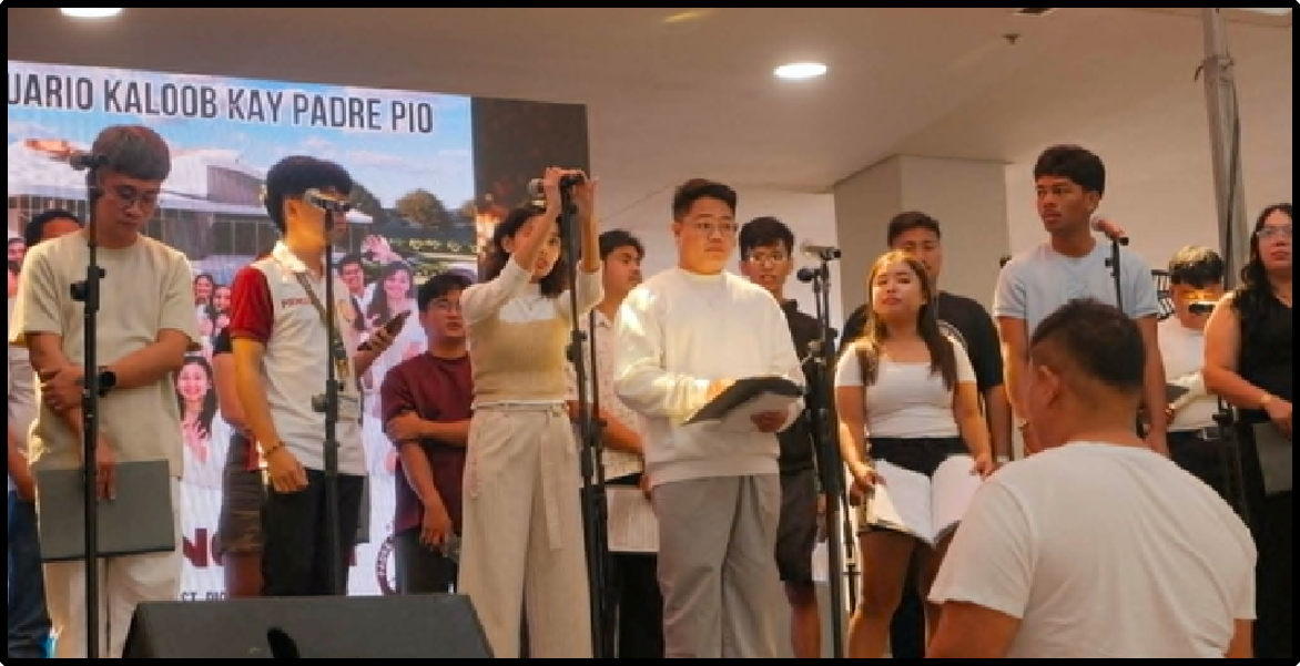 REHEARSAL FOR CONCERT IN AYALA MALLS IN OLONGAPO ZAMBALES